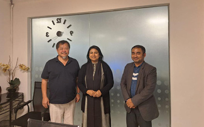 Mr. Ariel Tan, CEO of True Chef Farm in the Philippines, visits our distributor Paragon in Bangladesh